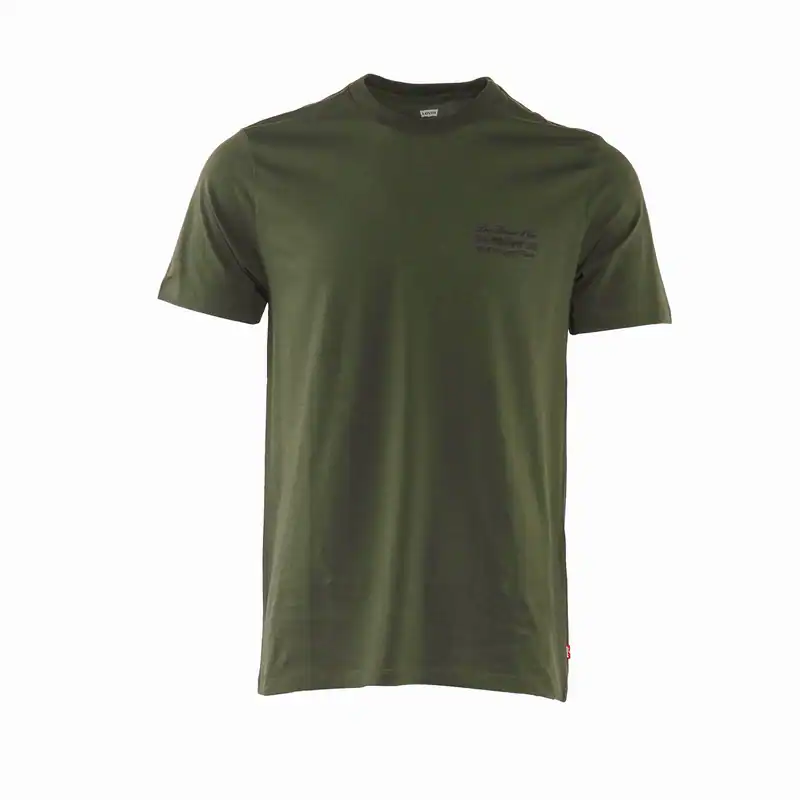 Levi's Shirt Grün Gr. M Herren T-Shirt Baumwolle Logo Crew Neck 224912033