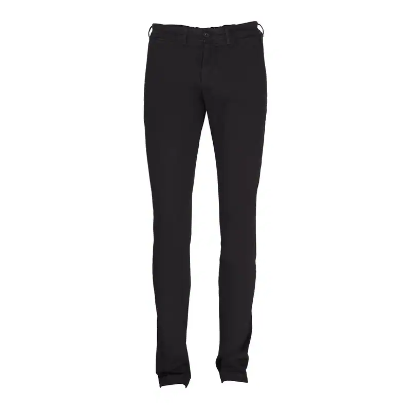 Façonnable Hose Dunkelgrau Gr. 46 FR Herren gerade Stoffhose Denim FM210052