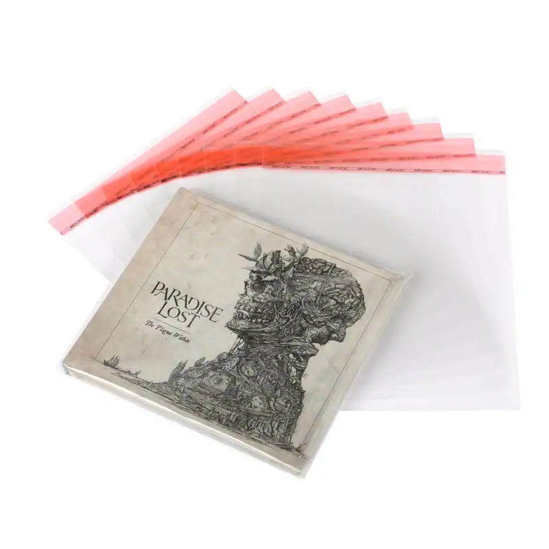 Schutzhülle für CD-Digibook mit Klappe & Verschluss, wiederverschließbar,200 St.