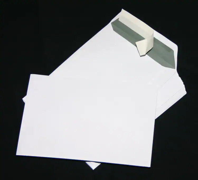 100 St. Versandtaschen, Briefumschläge C5/A5 weiß Haftklebend 162 x 229 mm