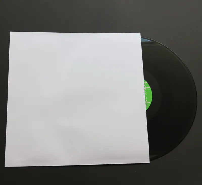 50 St. Deluxe 12“ LP Maxi Single Innenhüllen ohne Mittelloch reinweißes 90 gr.
