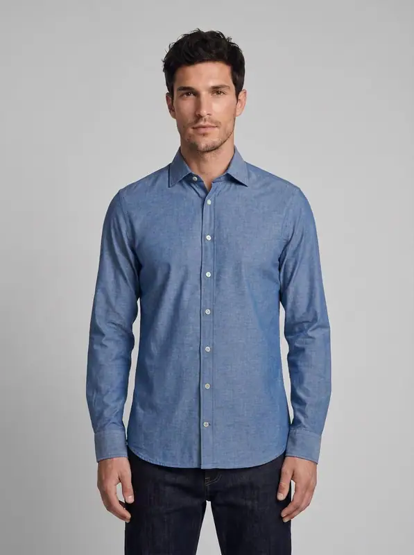 Hackett London Herren Slim Fit Hemd Größe S HM309140