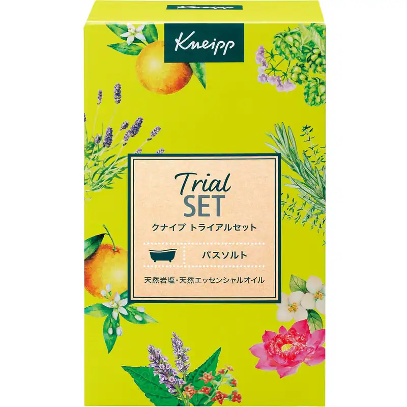 Kneipp Badesalz Probierset (50g x 7) entspannend 7 verschiedene Düfte