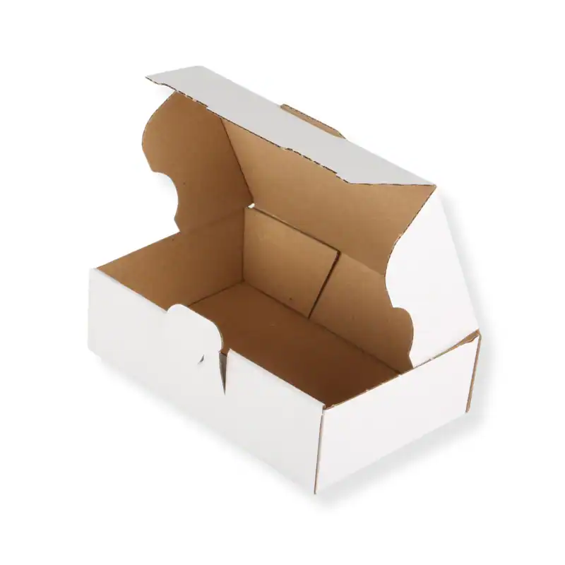 Maxibriefkarton Warensendung weiß 160 x 110 x 50 mm DIN A6 Faltkarton Schachtel