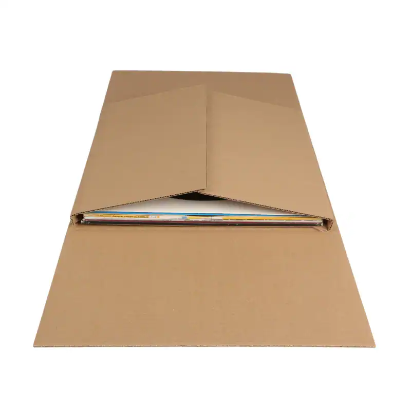 50 St. LP Export Versandkartons für variabel 1-10 Vinyl Schallplatten 2-wellig