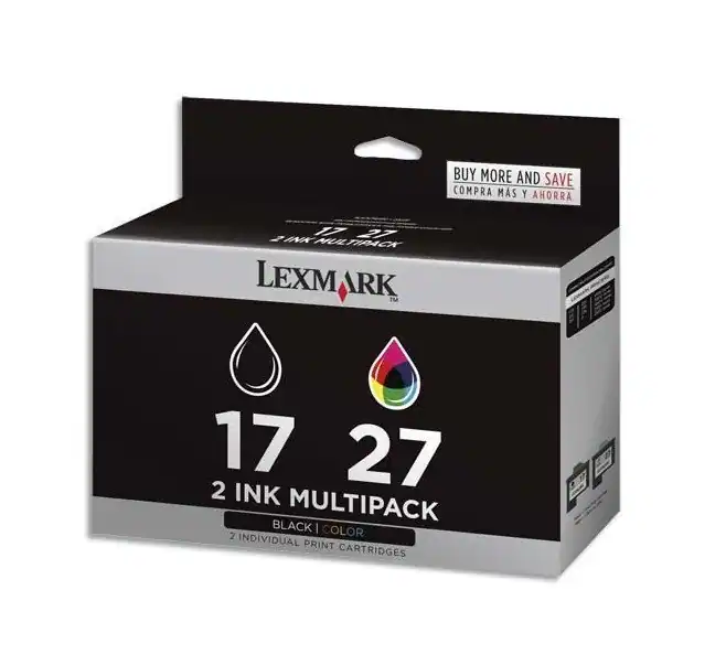 Original Lexmark 17 27 Multipack X74 X75 X1100 X1200 X2200 Z23 Z25 OVP A-Ware