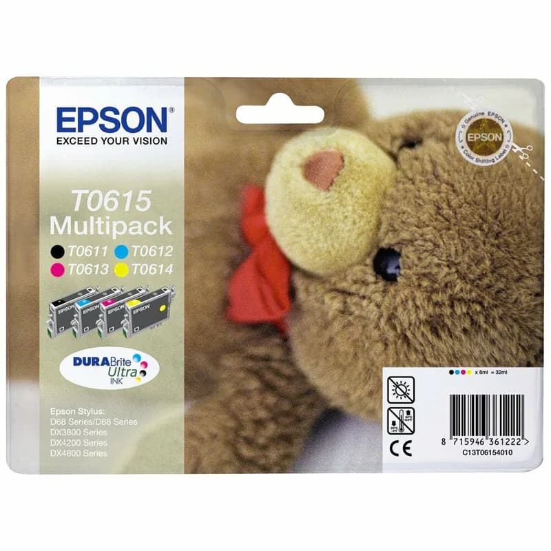 Original Epson T0615 Stylus D68 D88 DX3800 DX3850 DX4200 DX4800 DX4850 o.V.