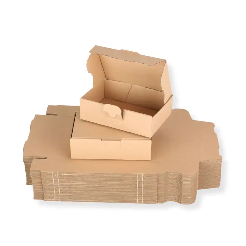 50 St. Maxibriefkarton-& Warenpost Karton braun 160x110x50 mm DINA6 Faltkarton