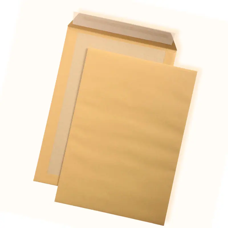 Versandtaschen C5 braun mit Papprückwand 162 x 229 mm ohne Fenster 10 Stk.