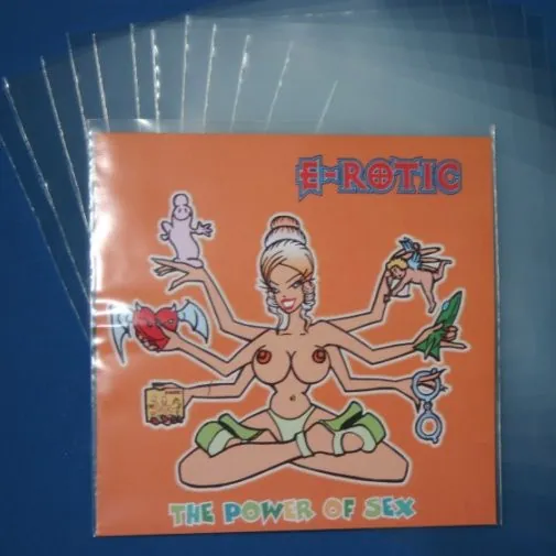 500 St. 7" Vinyl Single PE Schutzhüllen 187x187 mm 150 mµ, 0,15 mm, die dicken