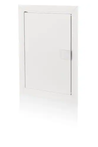 Edelstahl Wartungsklappe mit ergonomischem Kunststoffgriff 247x247 mm