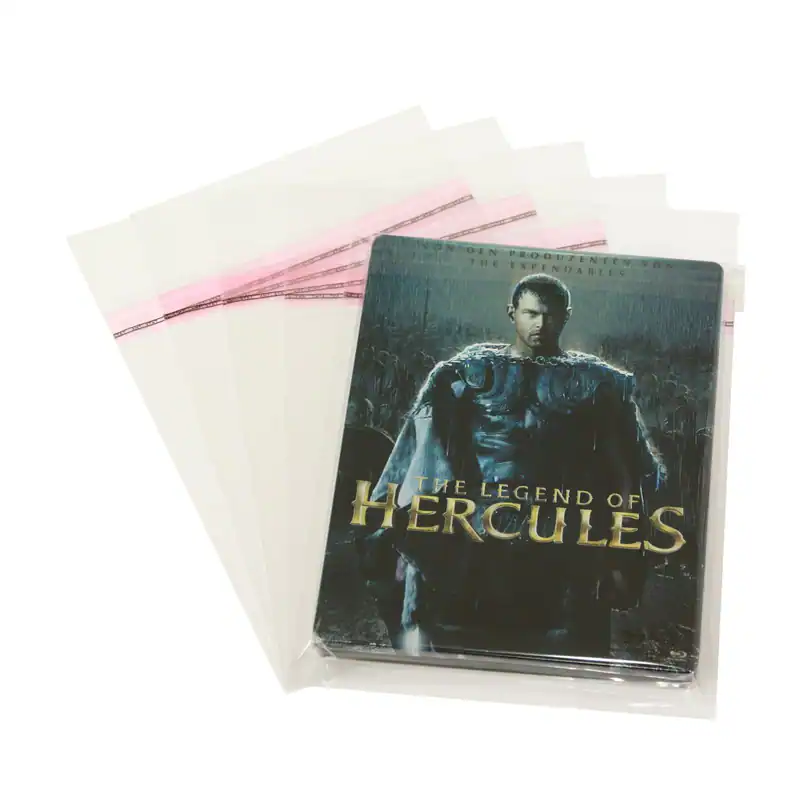 100 St. Steelbook Schutzhüllen für 15 mm Blu-ray Hüllen verschließbar mit Klappe