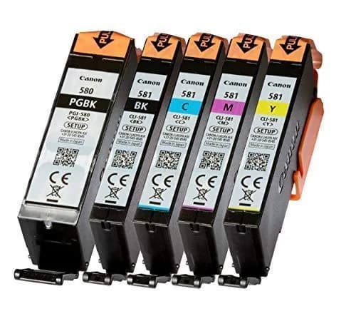Original Canon PGI-580 CLI-581 MultiPack Set 5er 5 Patronen Setup-Version o.V.