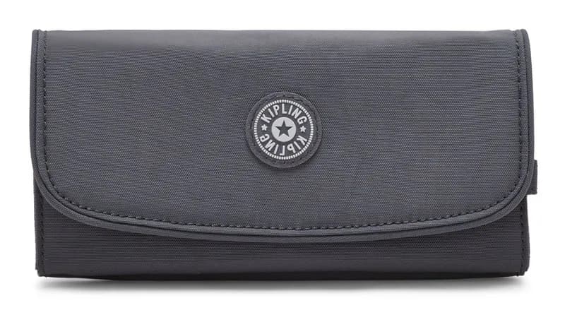 kipling Basic Money Land Wallet L Geldbörse Moonlight Grey grau Neu