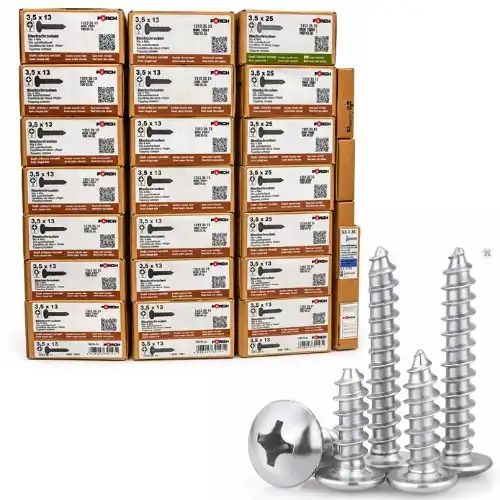3 / 6 / 10 kg Restposten FORCH Blechschrauben Handwerker Metallbauer Installat