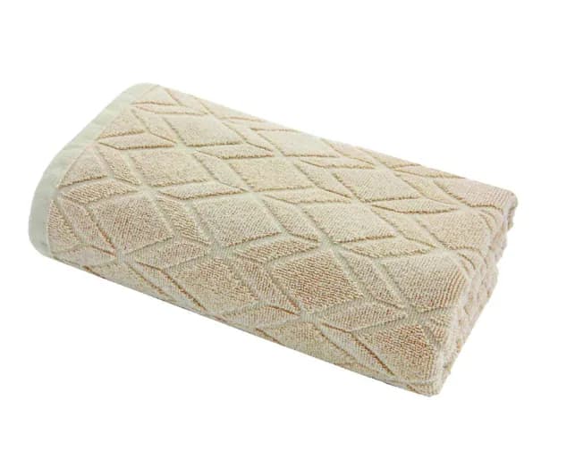 Handtuch Geometrisches 30x50 cm - Kaffeebraun TEXPOL, 100% Baumwolle, 420g/m²