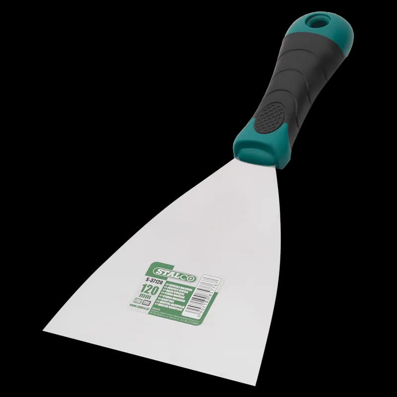Spachtel 120mm mit ergonomischem 2K-Griff Edelstahl