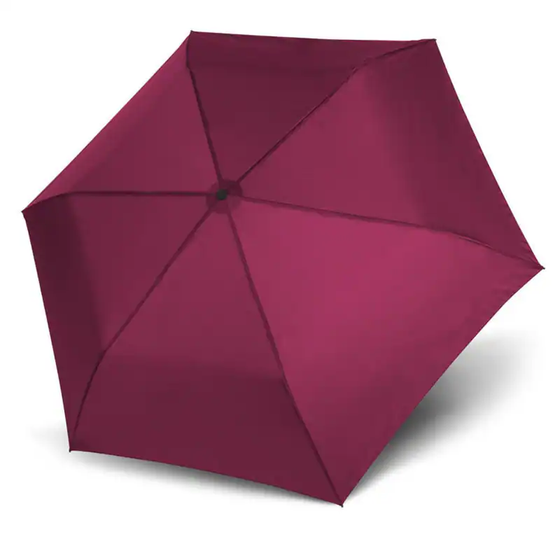 doppler Zero,99 Uni Regenschirm Royal Berry rot Neu