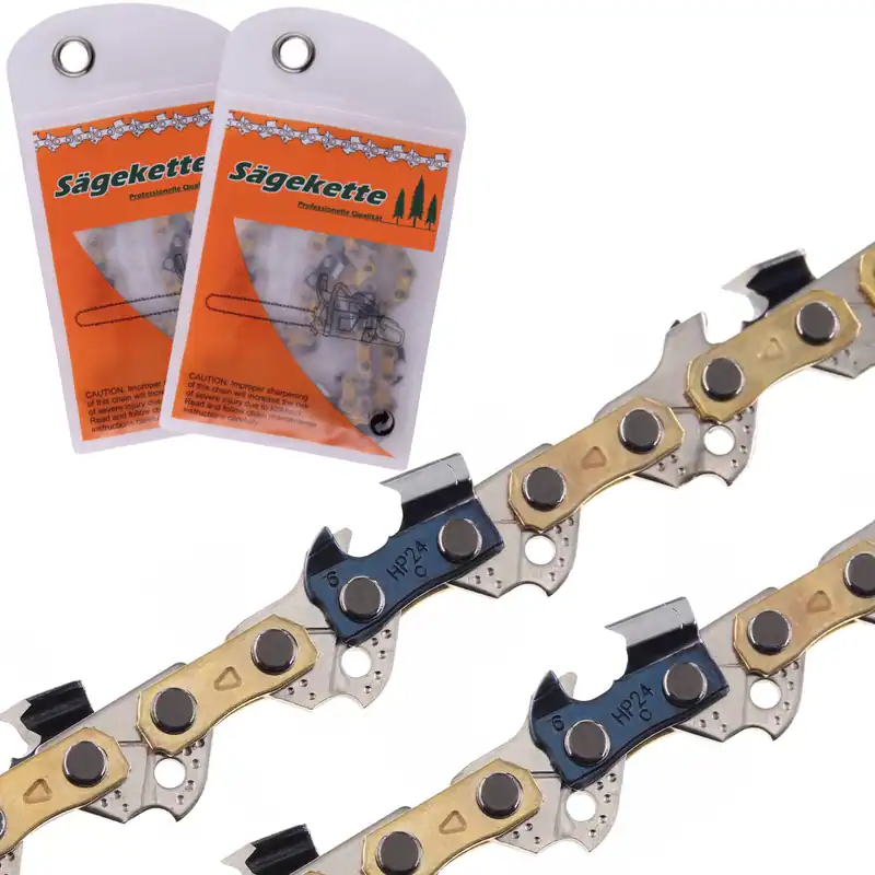 2 Sägeketten 3/8" 1,3 mm 53 TG 35cm für Grizzly EKS 1835/3 EKS 1835-2 QTX