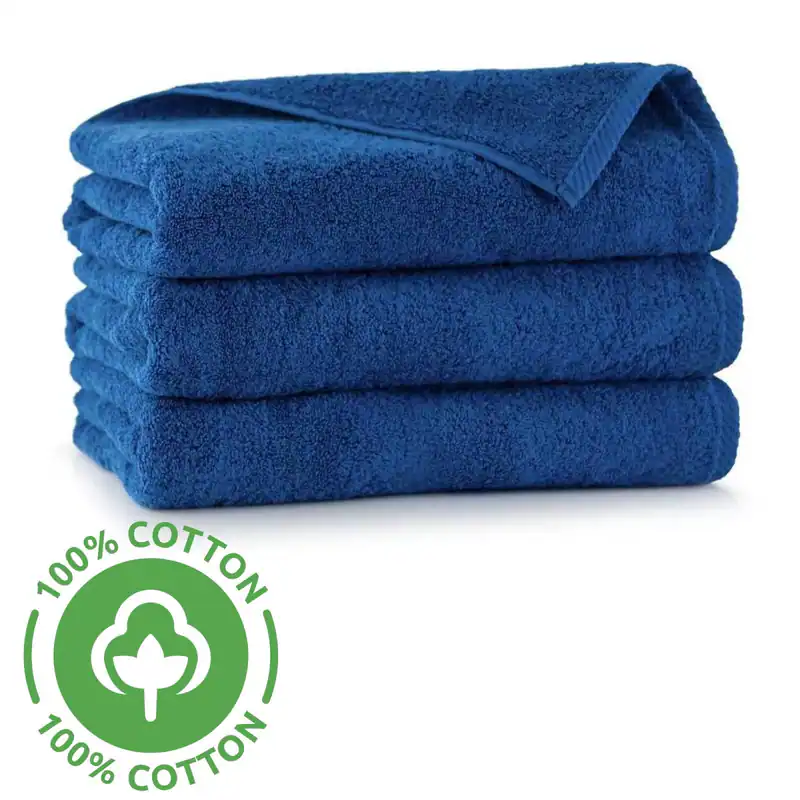 Handtuch Handtücher Baumwolle 500g/m² - Ultrasoft, 50x100 cm Blau