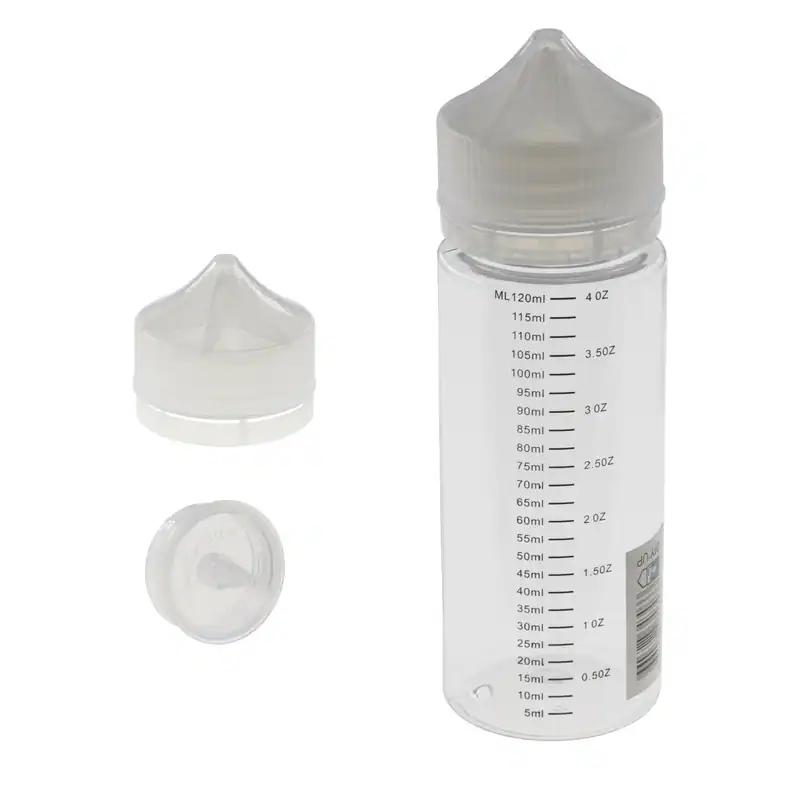 30ml, 60ml, 120ml Messskala Leerflasche Liquidflasche Flasche PET easy-squeez