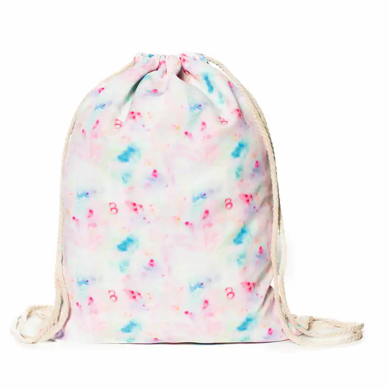 Turnbeutel Bunt Farbklekse Kinder Rucksack Kordelzug Sportbeutel Zuziehbeutel