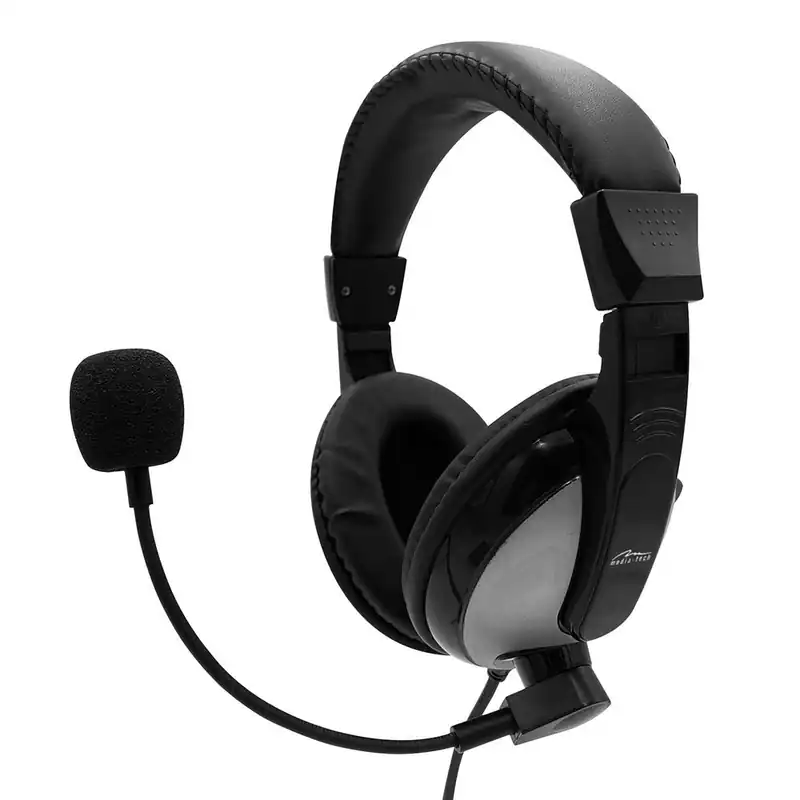 Kopfhörer TURDUS PRO MT3603 Stereo mit Mikrofon schwarz