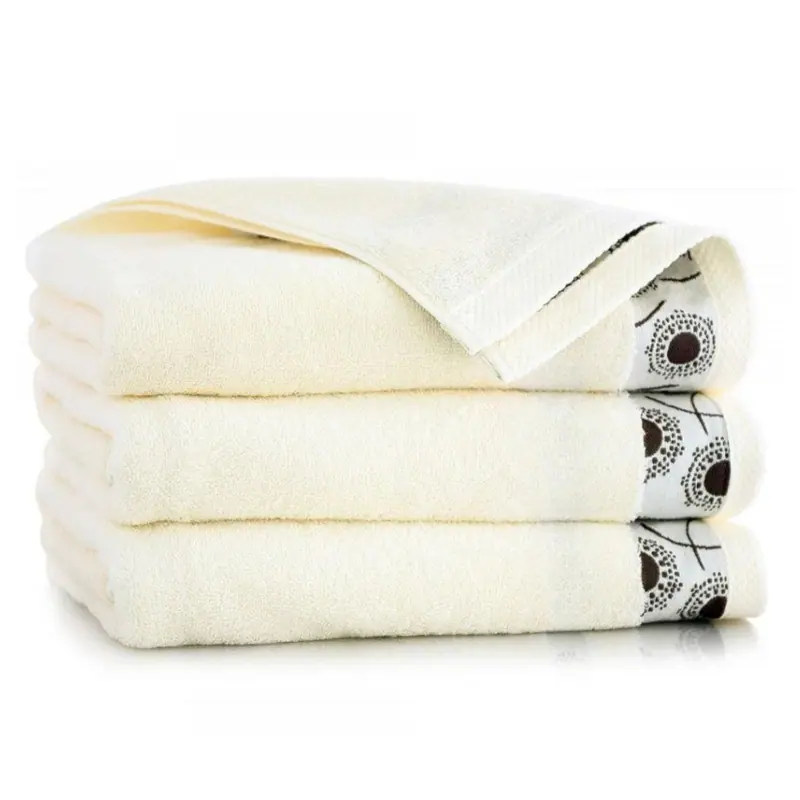 Handtuch Badetuch ecru 450g ZWOLTEX 30x50 Ägyptische Baumwolle