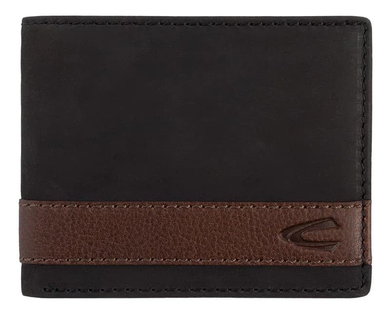 camel active Taipeh Jeans Wallet Geldbörse Black Grau Neu