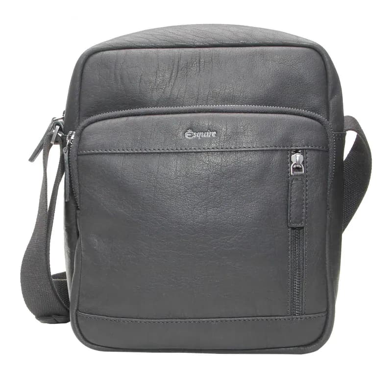 Esquire Buffalo 85 Crossbody Bag Umhängetasche Tasche Black schwarz Neu