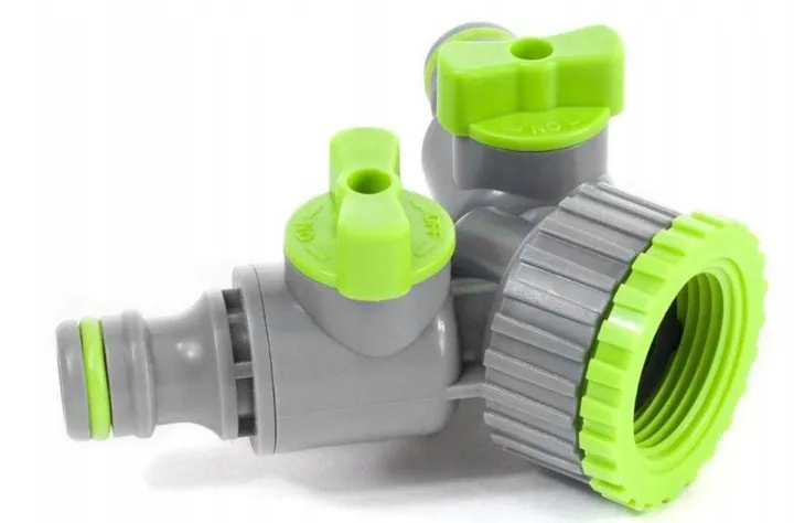 Doppelventil-Verteiler "Stalco Garden" S-80459 für Gartenbewässerung