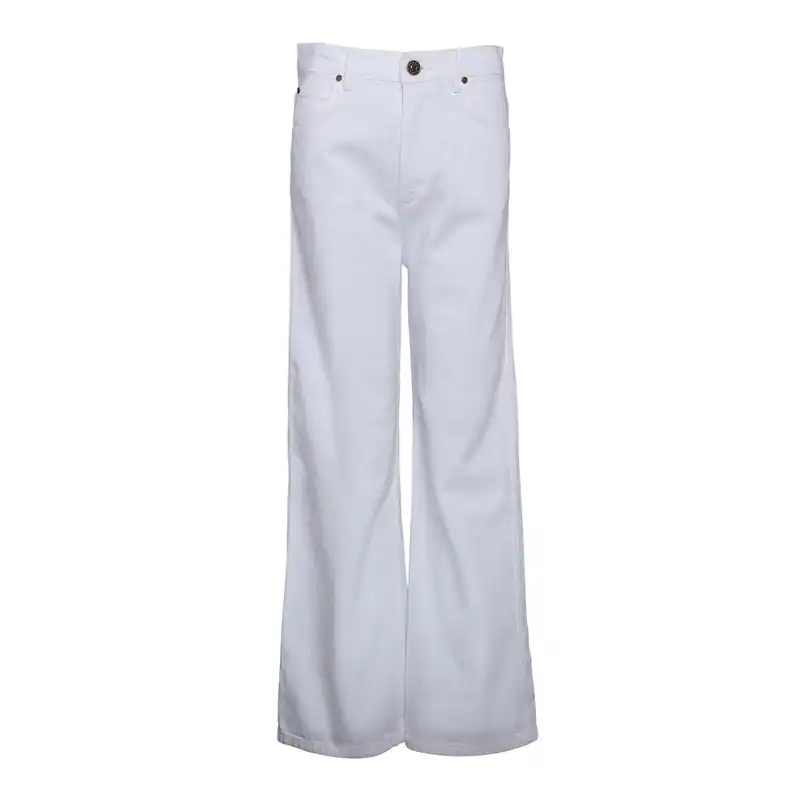 Sandro Damen Straight Leg Jeans Weiß Größe 34 FR SFPIE00431