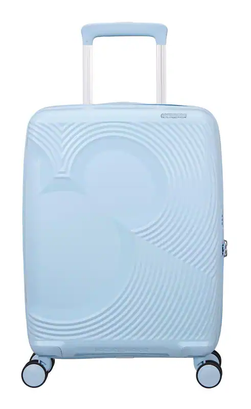 American Tourister Mickey Magic 55 / 20 EXP TSA S Trolley Mickey Pastel Blue Neu