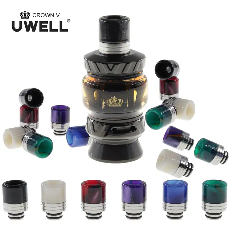 Mundstück für Verdampfer mit 510, Drip Tip Sieb Driptip Edelstahl E-Zig D344