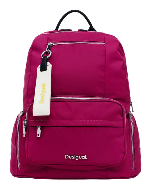 Desigual Priori Chester Maxi Backpack Rucksack Rucksack Fuchsia pink Neu