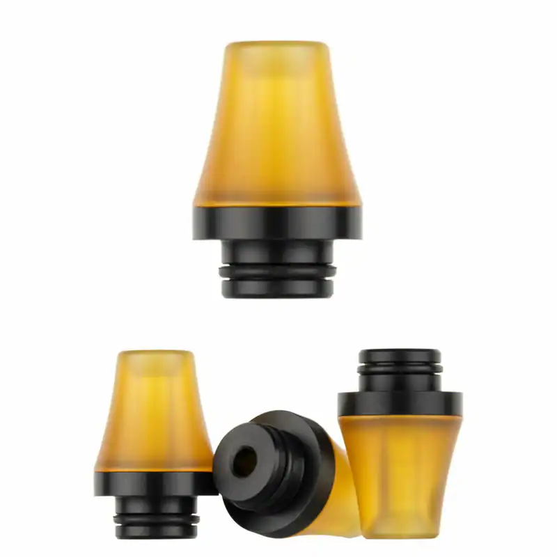 Drip Tip 510 Mundstück POM / Resin schwarz Harz Pylone Kegel D340-2