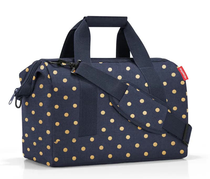 reisenthel allrounder M Reisetasche Sporttasche Tasche metallic dots blue MS4117