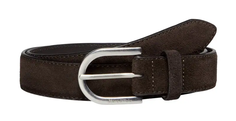 Marc O'Polo Jill Belt W80 Gürtel Burnt Coffee dunkelbraun Neu