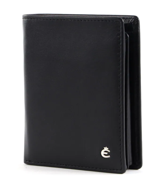 Esquire Harry RFID Wallet High with Flap Geldbörse Black Schwarz Neu