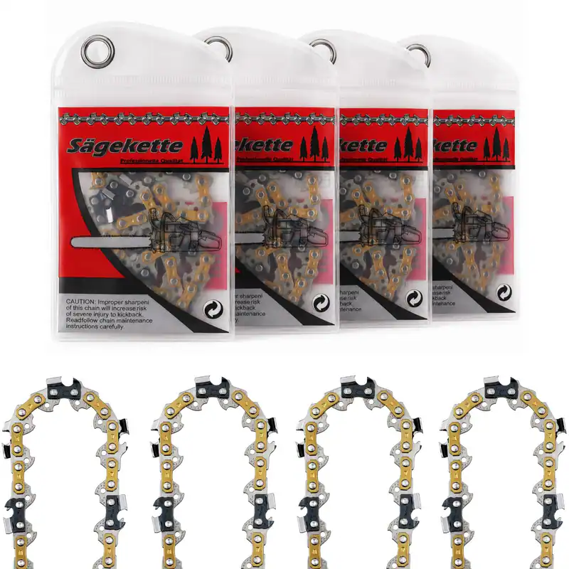 4 Sägeketten 3/8" 1,5 mm 84 TG Halbmeißel 60cm kompatibel Husqvarna, Dolmar
