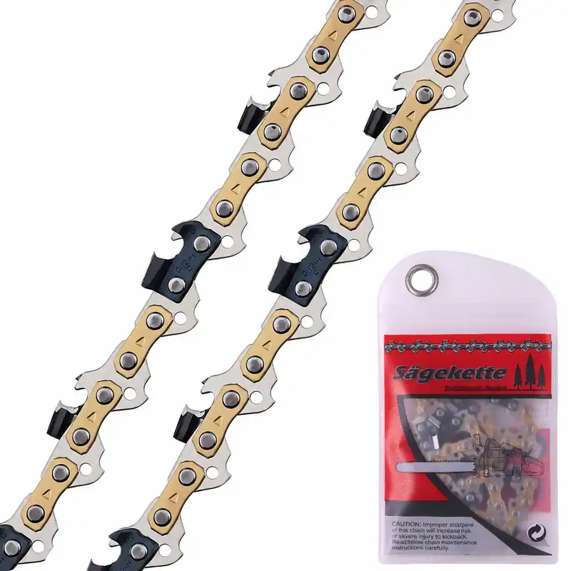 2 Sägeketten Halbmeißel 30cm 1,1mm 3/8" 46 TG für Makita DUC353 DUC353Z