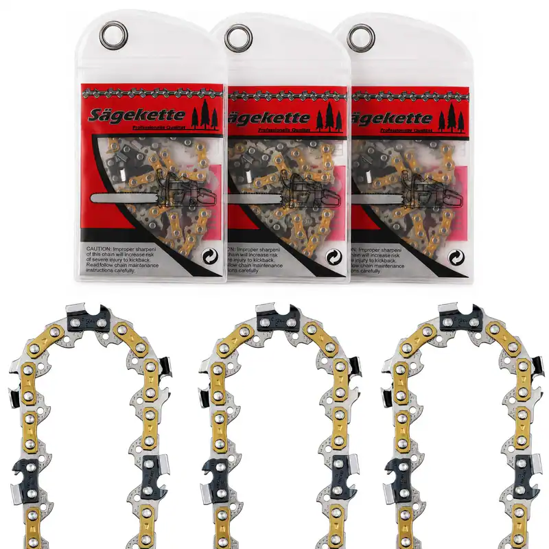3 Sägeketten 3/8" 1,1mm 33 TG 20cm Halbmeißel BOSCH UNIVERSALCHAINPOLE 18