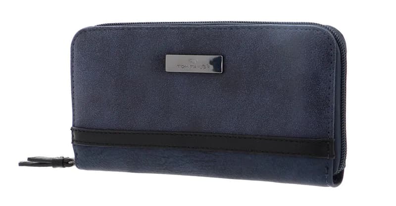 TOM TAILOR Elin Zip Around Geldbörse Blue Blau Neu