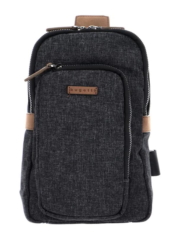 bugatti Luce Crossbody Bag Umhängetasche Tasche Grey grau Neu