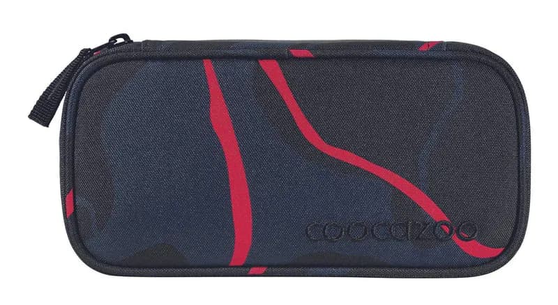 coocazoo Pencil Case Schlampermäppchen Lava Lines dunkelgrau