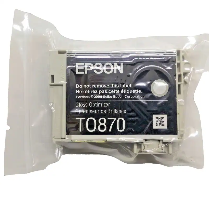 Original Epson T0870 gloss optimizer Flamingo Stylus Foto Photo R1900 o.V.