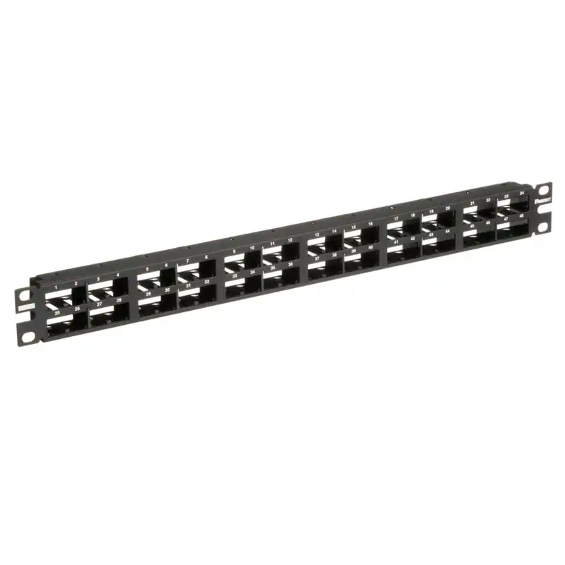 High-Density Modular Patchpanel Rahmen, große Etikettenbreite (6,4 mm), 48