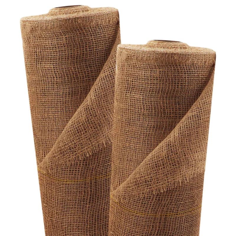 15m x 1m Jutegewebe 105g/m² Jutematte Gartenjute Jute Stoff Sackleinen Juteband