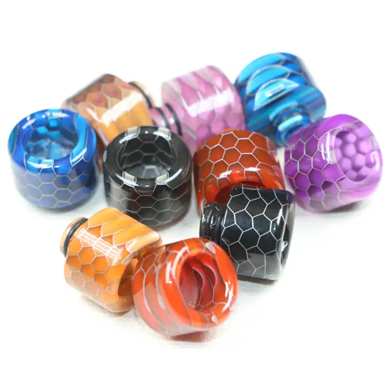 Drip Tip 510 Honeycomb Schlangenoptik Mundstück Resin, Harz, Driptip, D209-2