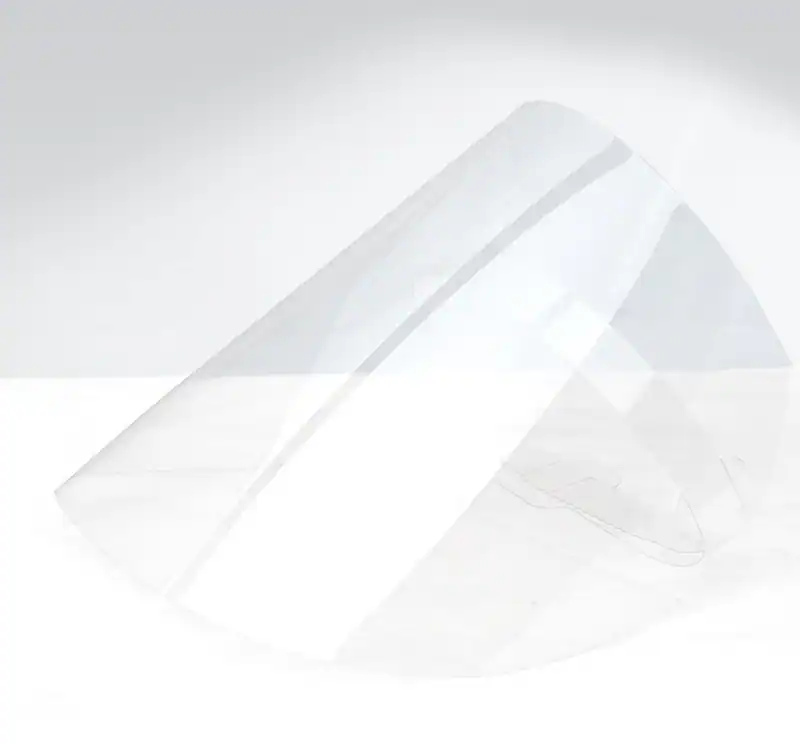 Gesichtsvisier Face Shield Mund Nasen Bedeckung PET Maske 180° FaceSchield Neu